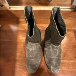 Eileen Fisher Olive Ankle Boots